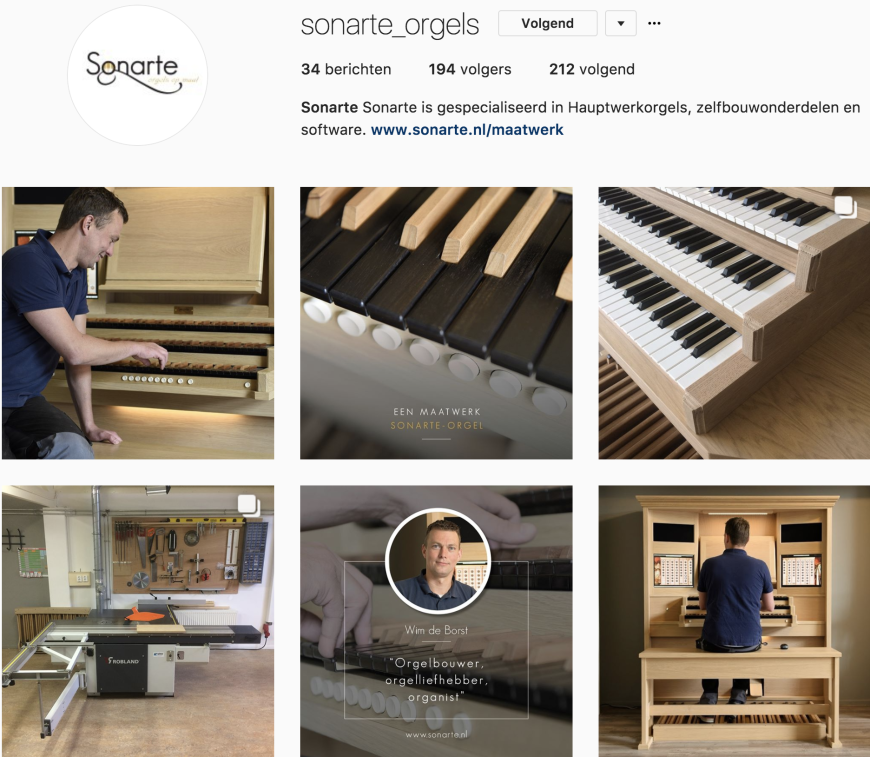 Spredle klant Sonarte social media marketing Spredle klant Sonarte social media marketing